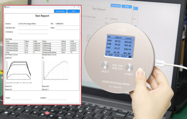 Linshang LS138 Four-channel UV Energy Meter - Image 5